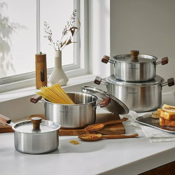 Stainless Steel Cooking Ware 4 Liter